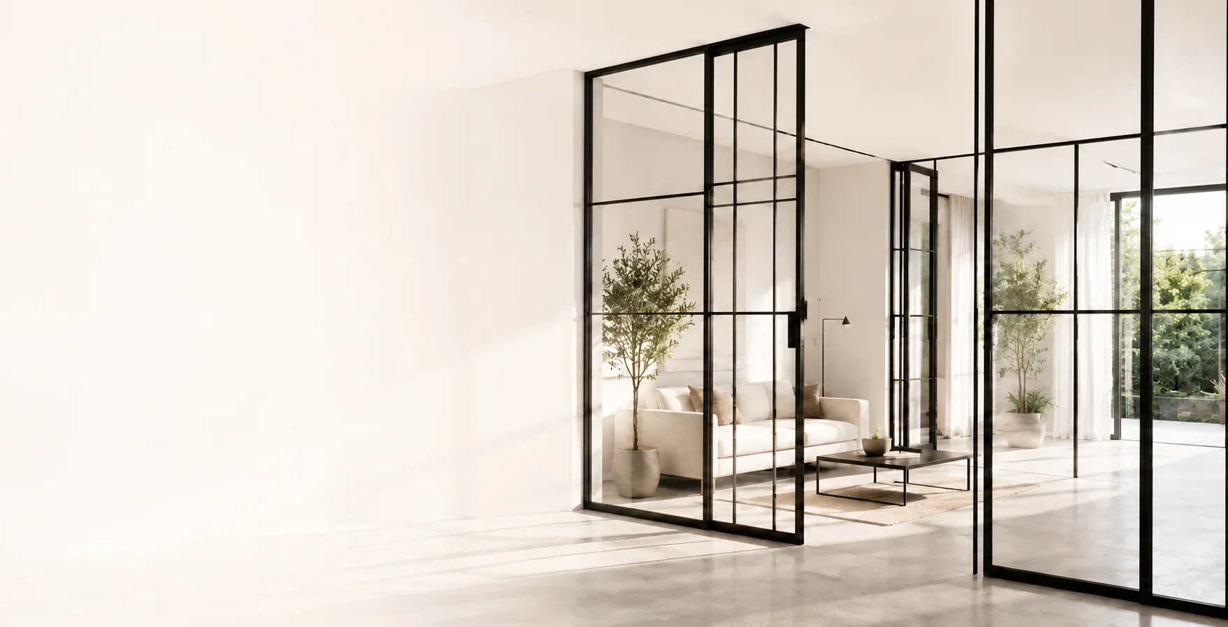 ocelova okna a dvere, industrialni design